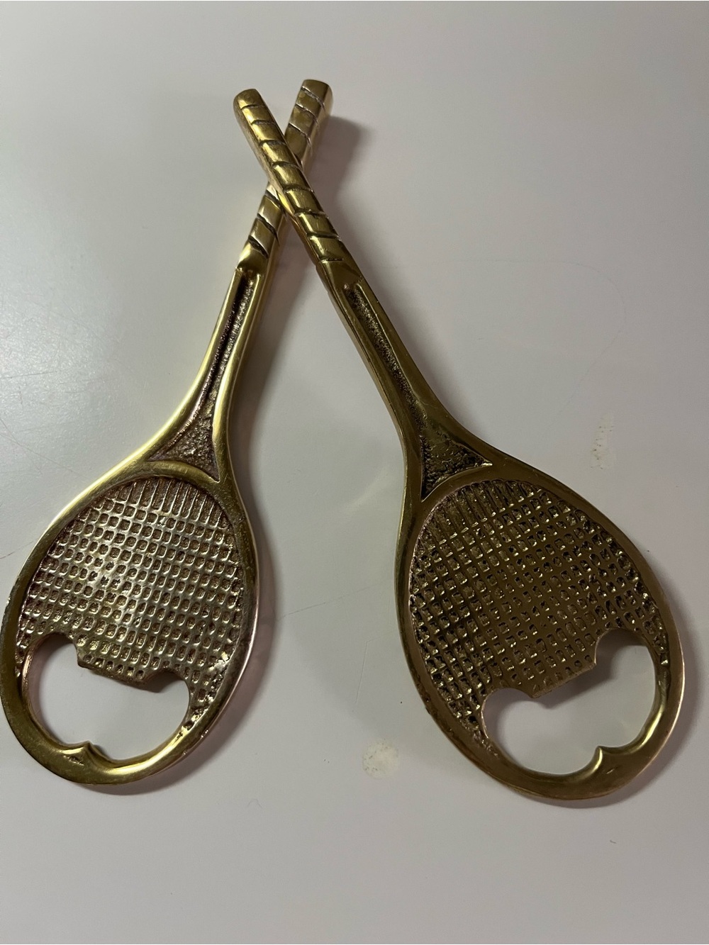 Royal Fancy Tennis Shape Brass Bottle Opener